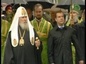 Святейший Патриарх совершил освящение исторической звонницы Свято-Данилова монастыря