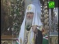 Патриарх совершил молебен у раки с мощами святителя Тихона, Патриарха Всероссийского