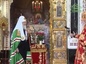 В день праздника Светлого Христова Воскресения Святейший Патриарх Кирилл совершил Пасхальную великую вечерню в Храме Христа Спасителя в Москве