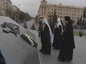 Патриарх посетил Минское епархиальное управление и возложил цветы к памятнику