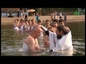 На территории санатория «Волжские дали» состоялось массовое крещение оглашенных в Волге