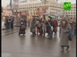 В Москве участники фольклорно-этнографического центра «Дербеневка» колядуют прямо на улицах города