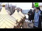 Владыка Барнаульский Сергий совершил чин освящения накупольных крестов и куполов нового храма в селе Березовка