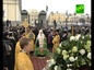 Патриарх Кирилл в день памяти свмч. Патриарха Ермогена совершил богослужение в Успенском соборе Кремля