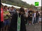 Молебен на берегу Черного моря в лагере для бывших наркозависимых 