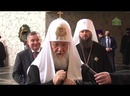 Патриарх Кирилл посетил мемориальный музей-заповедник «Сталинградская битва» на Мамаевом кургане.