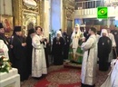 Патриарх Кирилл совершил панихиду у гробницы Святейшего Патриарха Алексия II в Богоявленском соборе Москвы