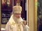 Святейший Патриарх Кирилл совершил Литургию в Никольском храме на Большеохтинском кладбище Санкт-Петербурга